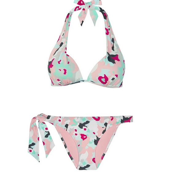 Heidi Klein Koh Samui Halter Push Up Bikini small - Picture 7 of 16